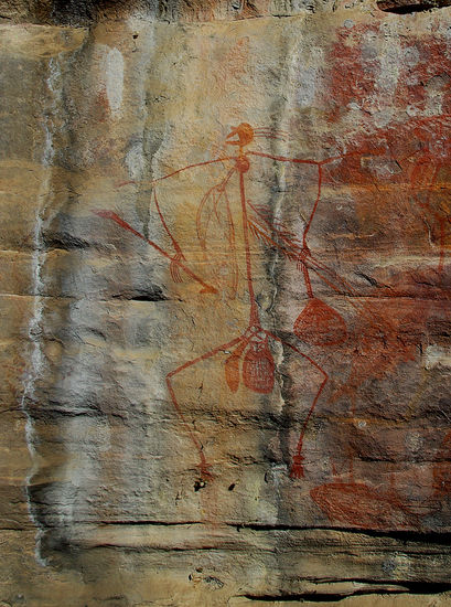 ...eine der Malereien. Ziemlich beeindruckend...