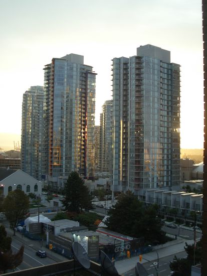 Frueher Blick aus meinem Zimmer im YWCA