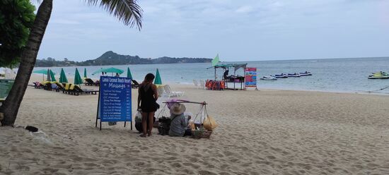 Mobile Garküche am Strand