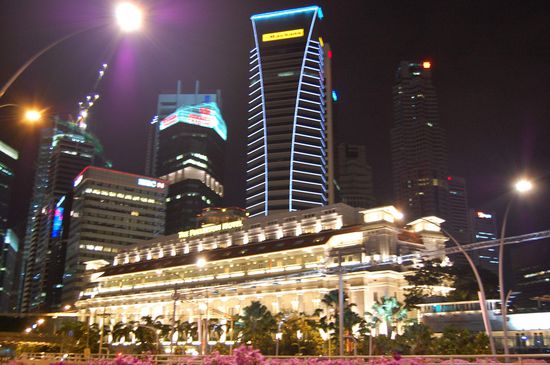 Fullerton Hotel, leider nicht unsere Preisklasse 