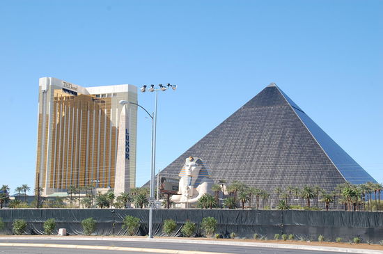 Na, wer hat's erraten? Rischtiiiiig, das Luxor Hotel