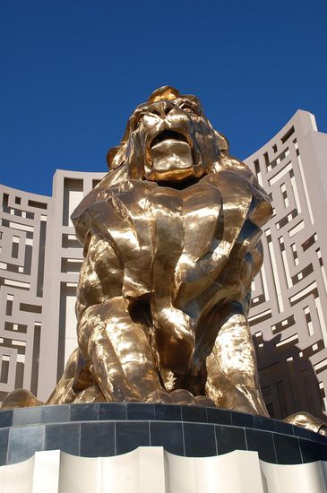 Der Löwe am MGM