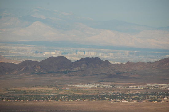 Hinten ist Las Vegas zu sehen