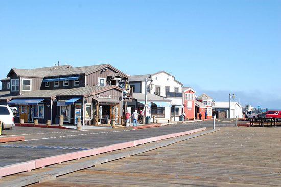 Auf dem Pier