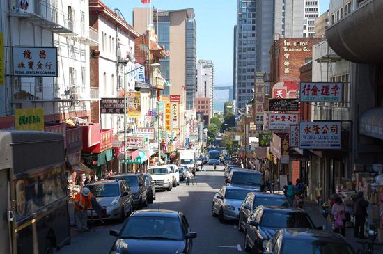 Chinatown - hier in SF die grösste chinesische Gemeinde ausserhalb China's