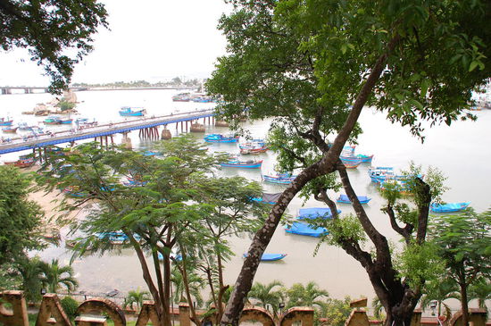 Über diese Brücke werden wir gleich gehen....