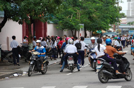 Schule fängt wieder an nach der Pause