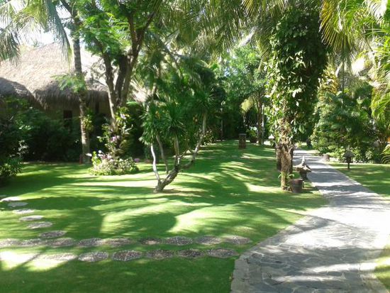Weg zum Bungalow