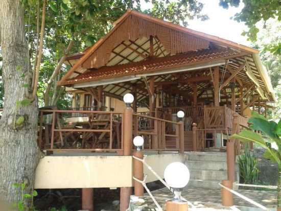 Restaurant vom Strand aus