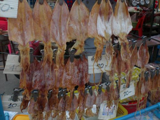 getrockneter Tintenfisch
