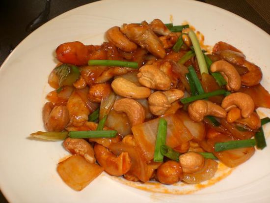 Hühnchen mit Gemüse und CashewNüssen