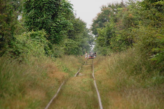 vorne kündigt sich ein Stau an