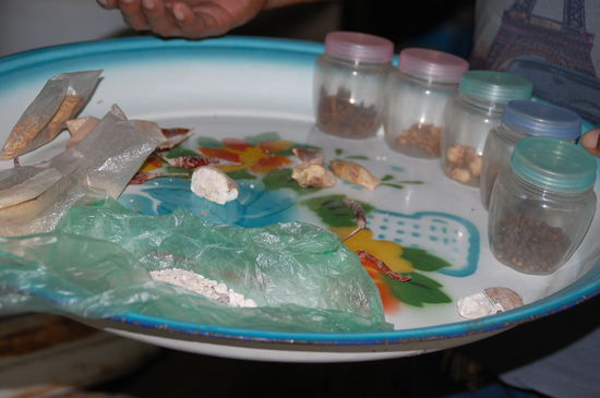 verschieden Gewürze, die verwendet werden