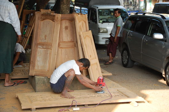 Hier gibt es noch das echte Handwerk....