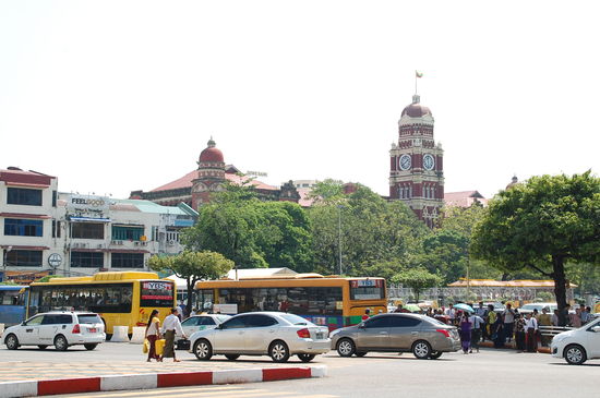 Obwohl auf dem Foto grad wenig Verkehr herrscht....