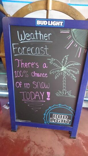 Kein Schnee in Sicht