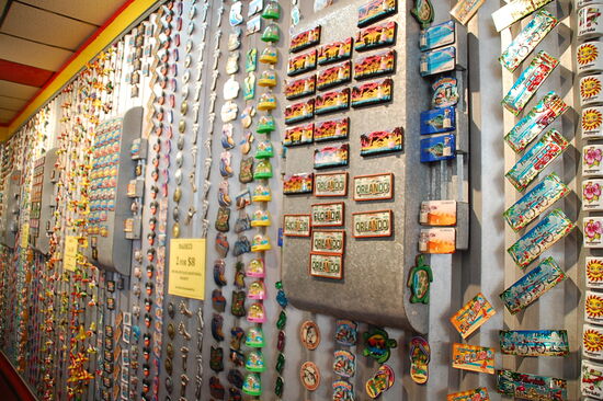 Ein Laden nur Magnete