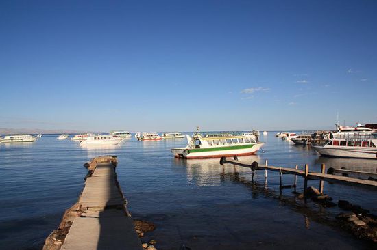 Morgens am Titikakasee