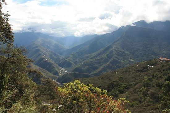 Blick auf die Yungas