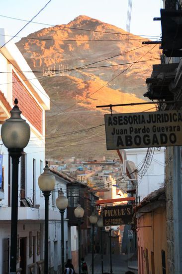 Sonnenuntergang am Cerro Rico