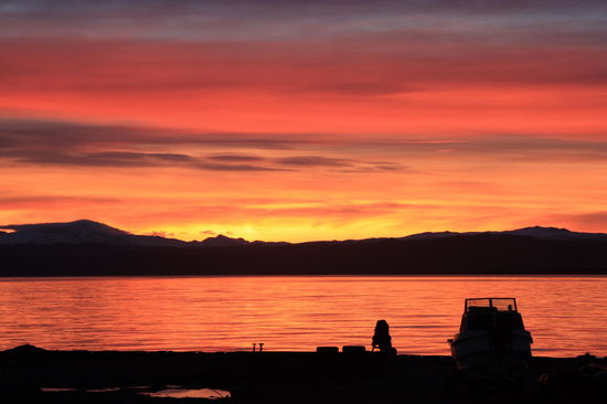 Sonnenaufgang in Ushuaia