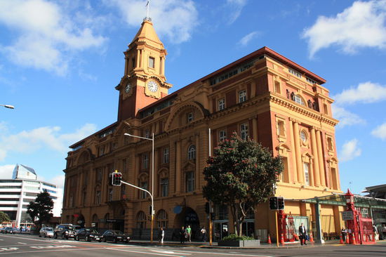 historisches Fährterminal in Auckland