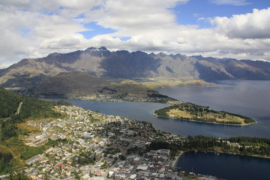hoch über Queenstown
