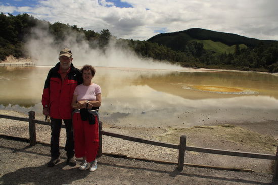 Vor dem Chamagnerpool