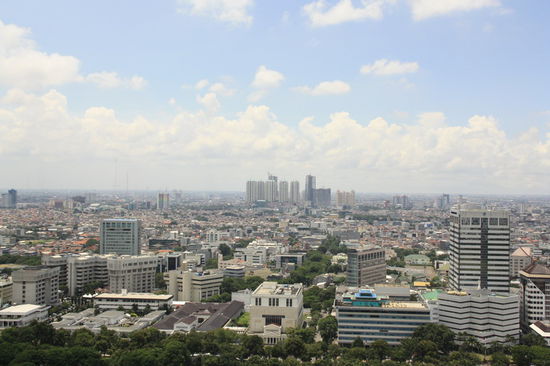 Aussicht auf Jakarta