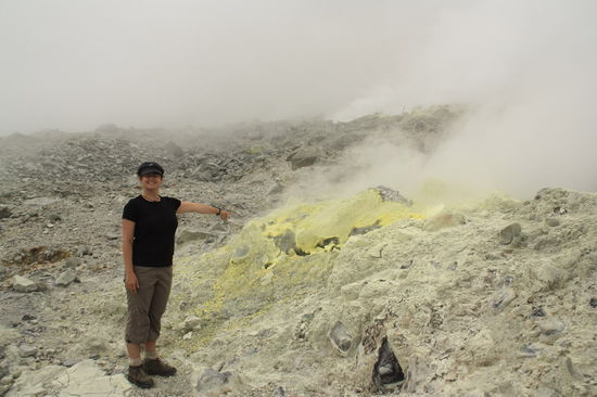Da ist der Eingang zur Küche