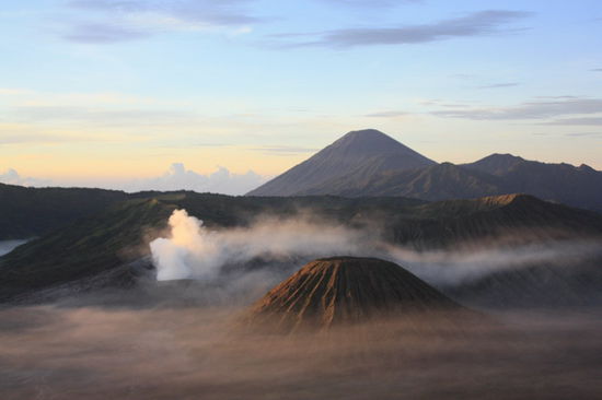 Sonnenaufgang am Bromo