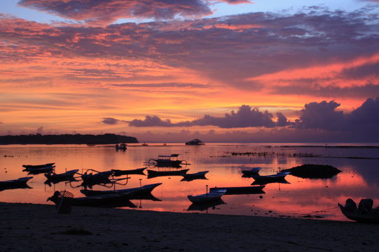 Die rote Sonne von Lembongan oder doch Capri?