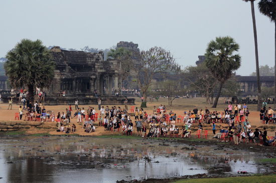Blick auf die Sonnenanbeter