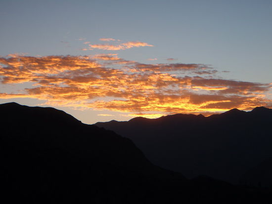 Bis in den Sonnenuntergang