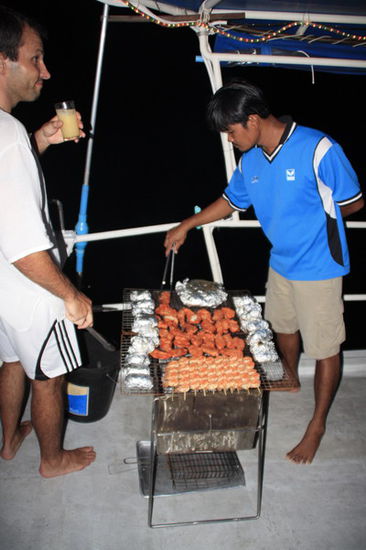 Barbeque und Cocktails