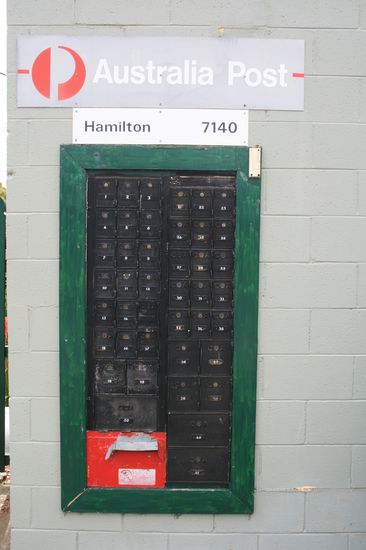 Brieftraeger in Tasmanien