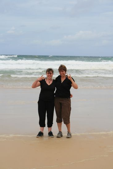 Karin links, Andrea rechts