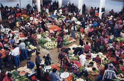 Chichicastenango, Gemüsemarkt