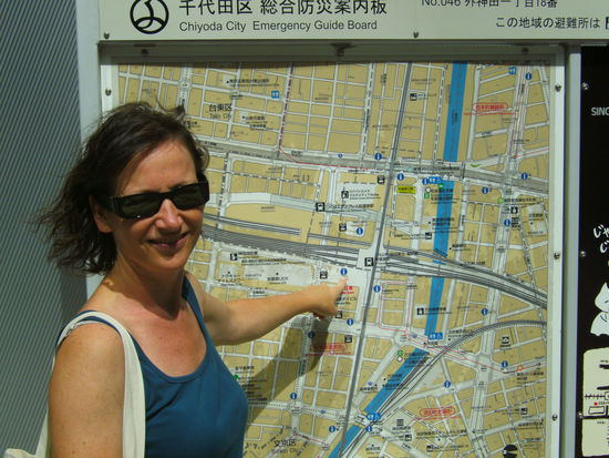 die Stationsumgebungspläne helfen uns bei der Orientierung