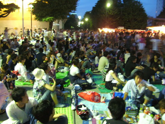 Feuerwerks-Happening