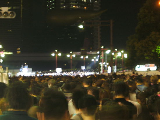 Menschenmassen, so weit das Auge reicht