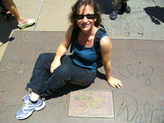 Feli und Star Trek am Walk Of Fame
