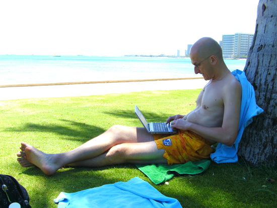 die Redaktion bei der Arbeit