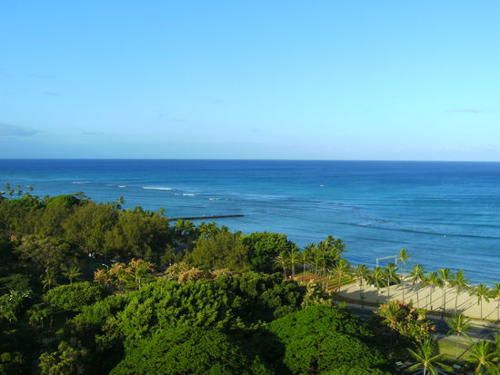 der letzte Morgen in Waikiki