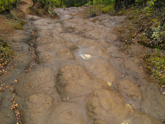 Gatschweg nach Regenguss
