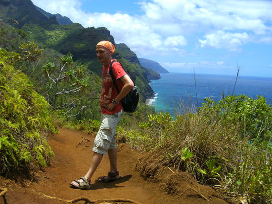 kein Blick für die Na Pali Coast...