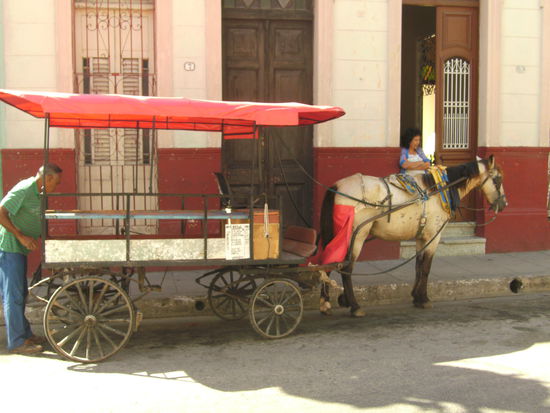 Pferde-Taxi - die Preise sind angeschrieben