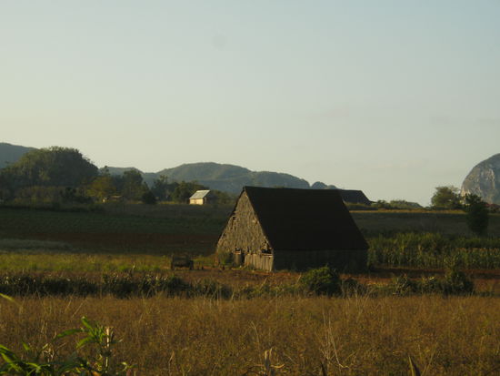 Abendstimmung von unserer Terrasse