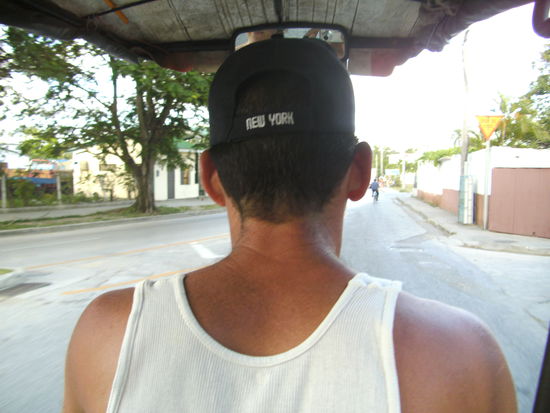 Fahrt mit dem Bici-Taxi