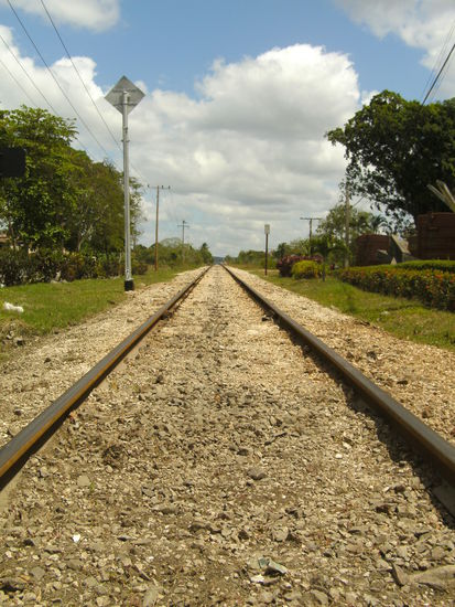 Zug haben wir leider im ganzen Urlaub keinen einzigen gesehen